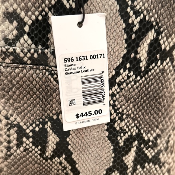 NWT Brahmin Elaine Caviar Felix Handbag🔥🔥 - Picture 3 of 12